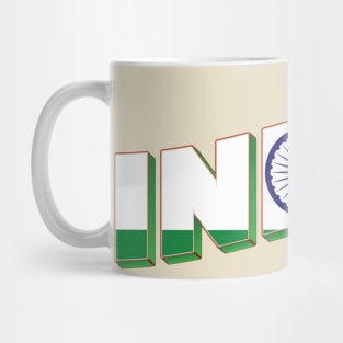 India Vintage style retro souvenir Mug